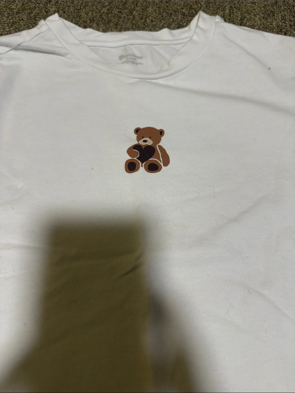 Target Women's Leopard Print Pajama Set - White Top & Tan/Black Shorts - Picture 3 of 3